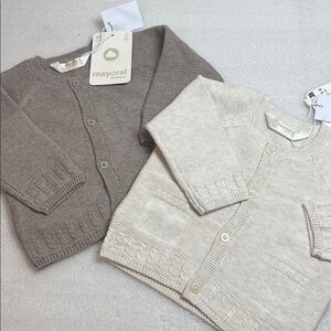 Mayoral Soft Knit Sweaters sz 4-6 months NEW w/Tags